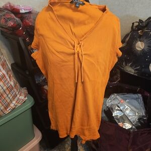Orange Women's Top